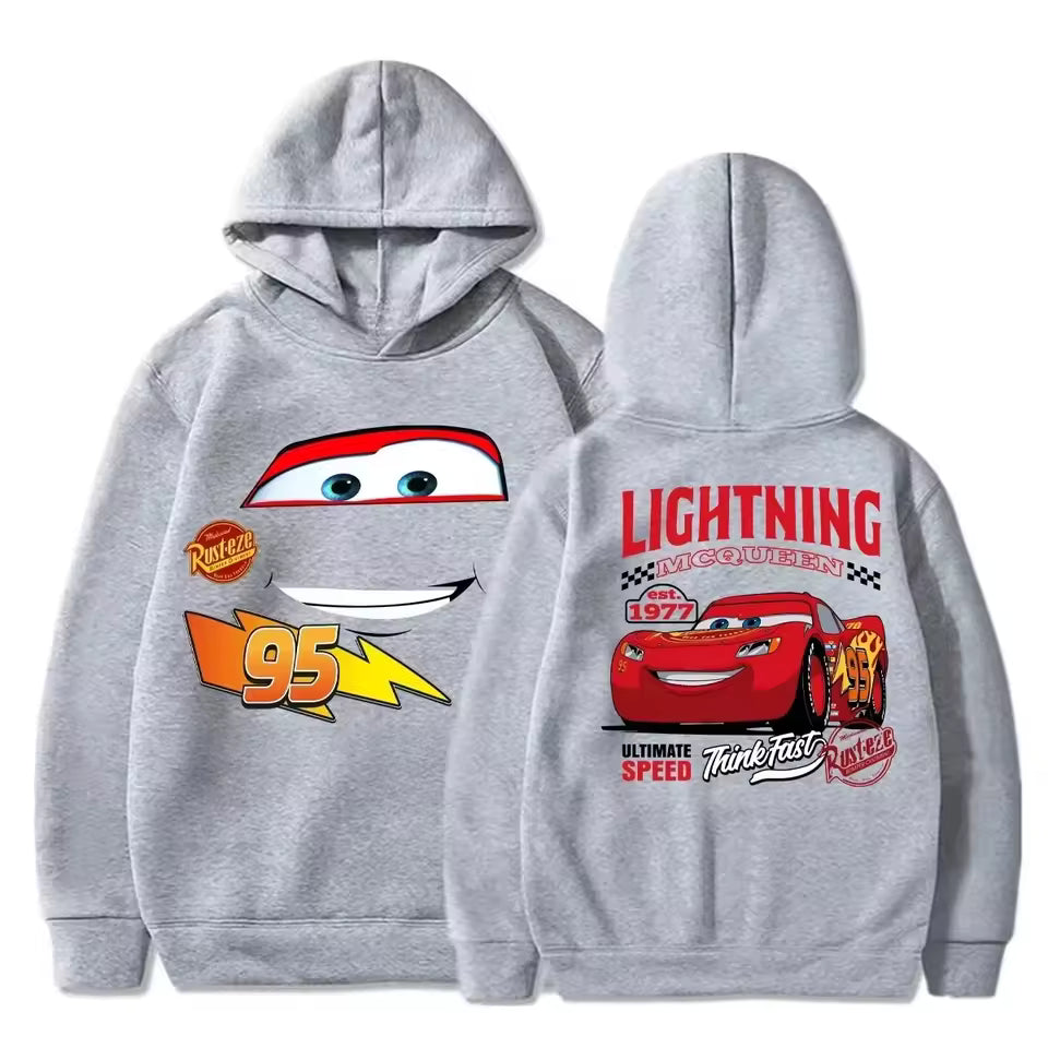Şimşek McQueen Kapüşonlu Sweatshirt