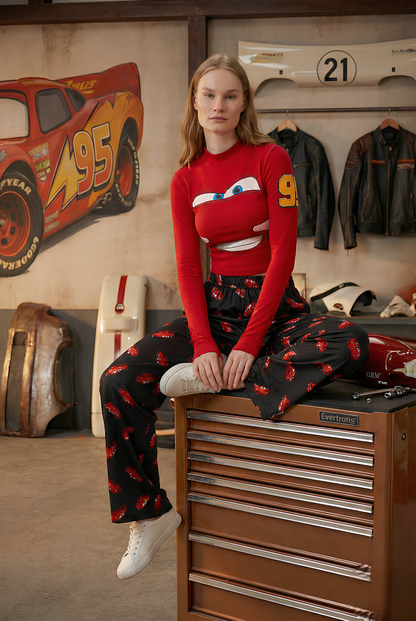 McQueen Crop & Pijama Takımı