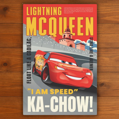 Cars Şampiyonlar Metalik Posterleri