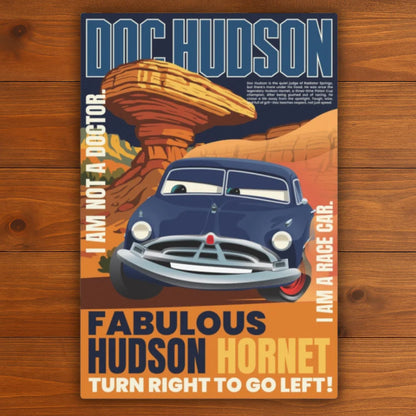 Cars Şampiyonlar Metalik Posterleri