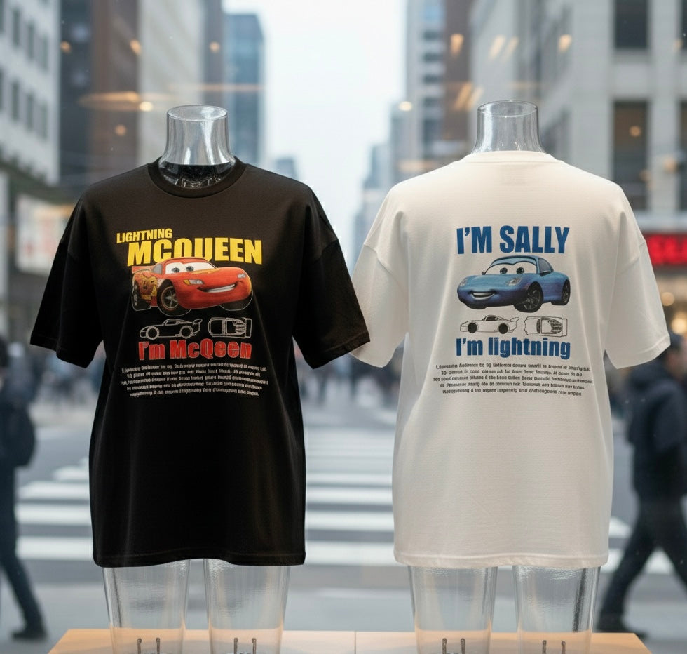 McQueen ve Sally Tshirt Kombin