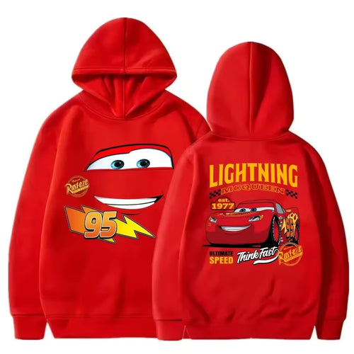Şimşek McQueen Kapüşonlu Sweatshirt