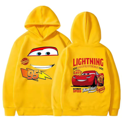 Şimşek McQueen Kapüşonlu Sweatshirt