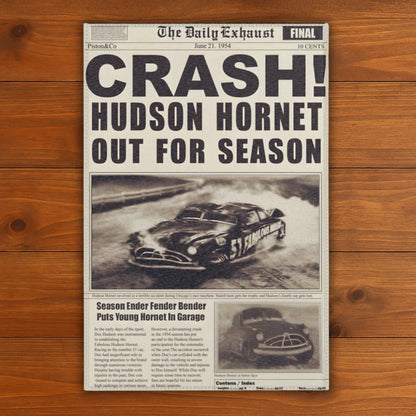 Cars Efsane Kaza Manşetleri Halısı