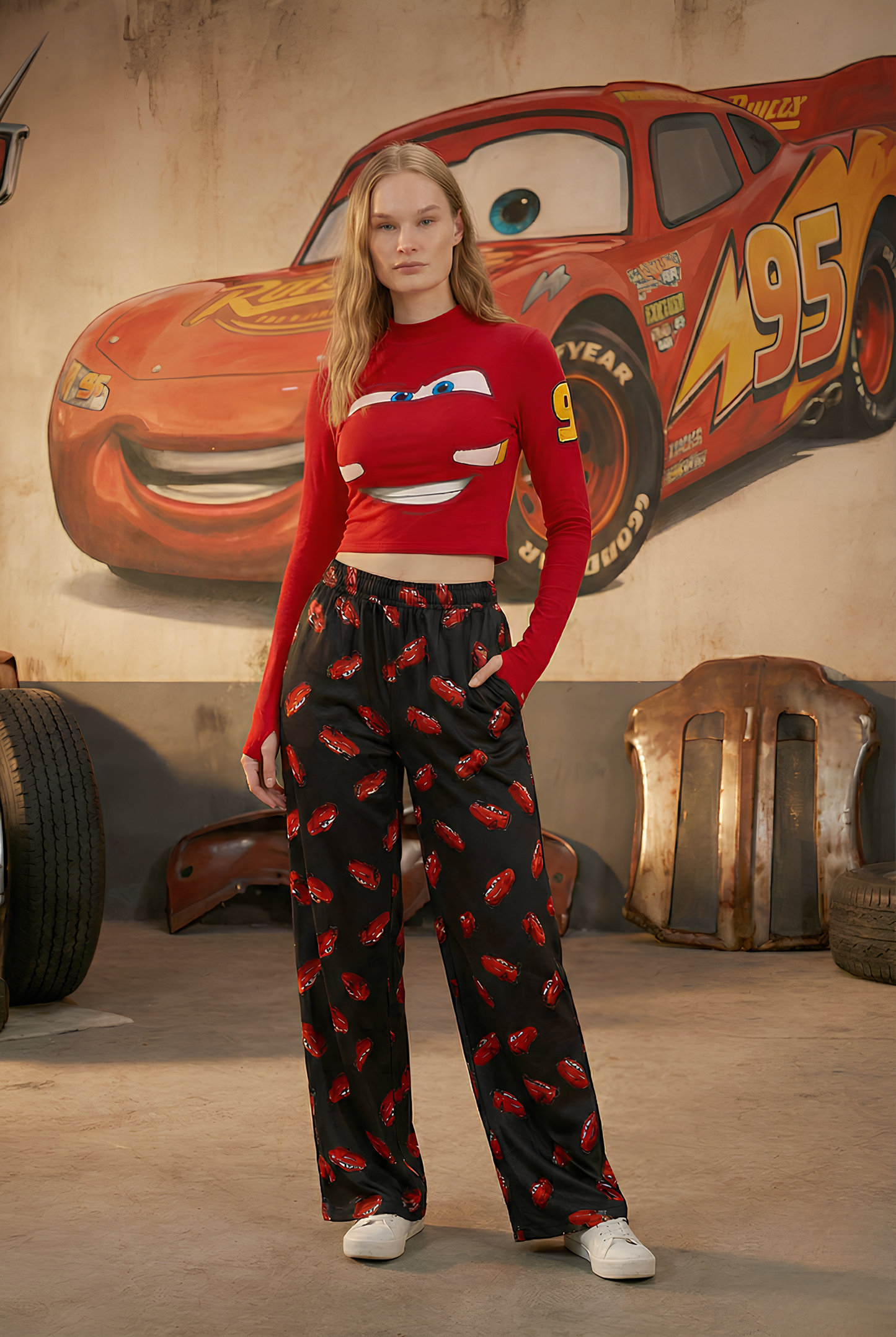 McQueen Crop & Pijama Takımı